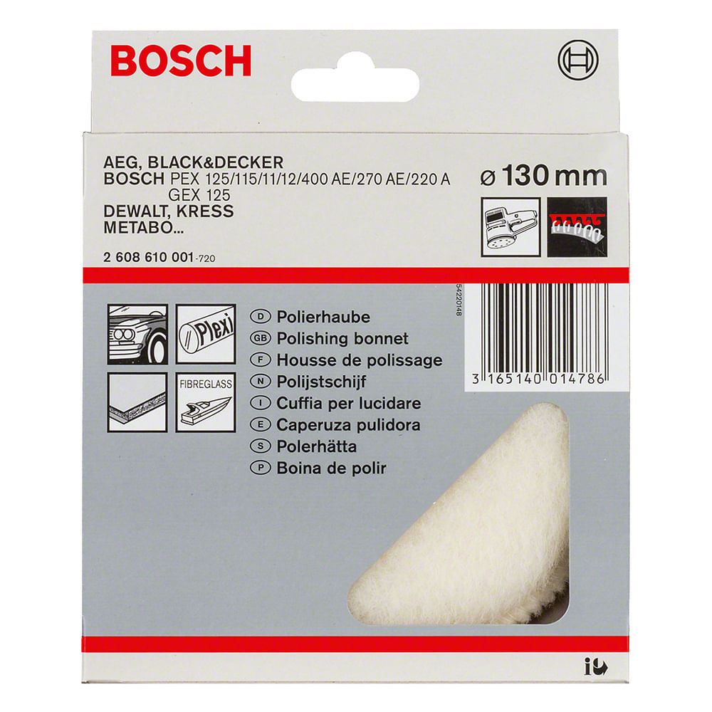 Bone de Pele para Polimento 130mm Bosch 76413_0